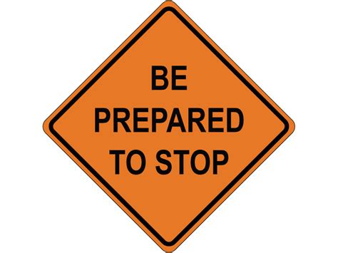 Be Prepared To Stop Roll Up Signs Online Store