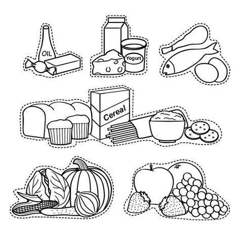 Cortar fotos nunca foi tão fácil e rápido com o cortador de fotos do fotor que perminte cortar qualquer imagem no tamanho exato desejado, mantendo a qualidade da imagem. Dibujos de ALIMENTOS para COLOREAR: Saludables, Nutritivos ...