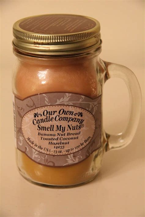 Smell My Nuts Large Jar Scented Candle 9 99 Scented Candle Jars