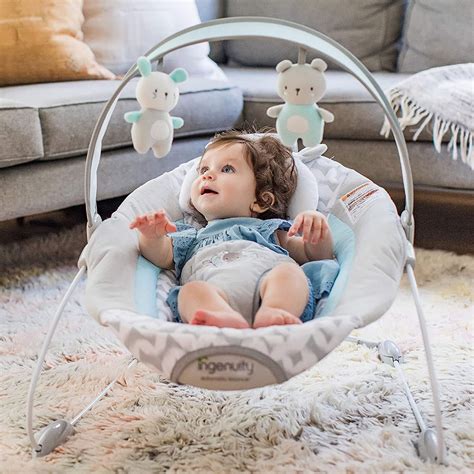 Ingenuity Smartbounce Automatic Bouncer Raylan Best Educational