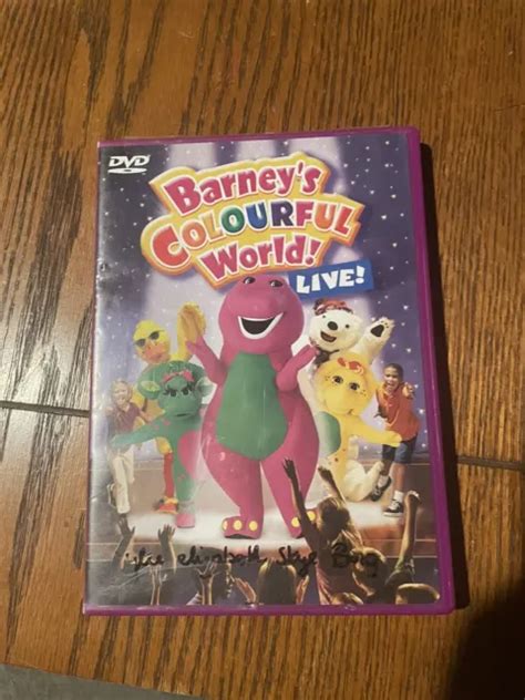 Barneys Colorful World Live Canadian Release Dvd 2004 952