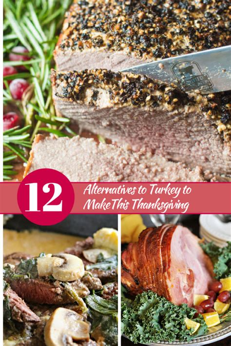 Guests will be impressed that you've bucked tradition and think you've worked for hours on this one. 12 Alternatives to Turkey to make this Thanksgiving | Thanksgiving recipes, Food recipes ...