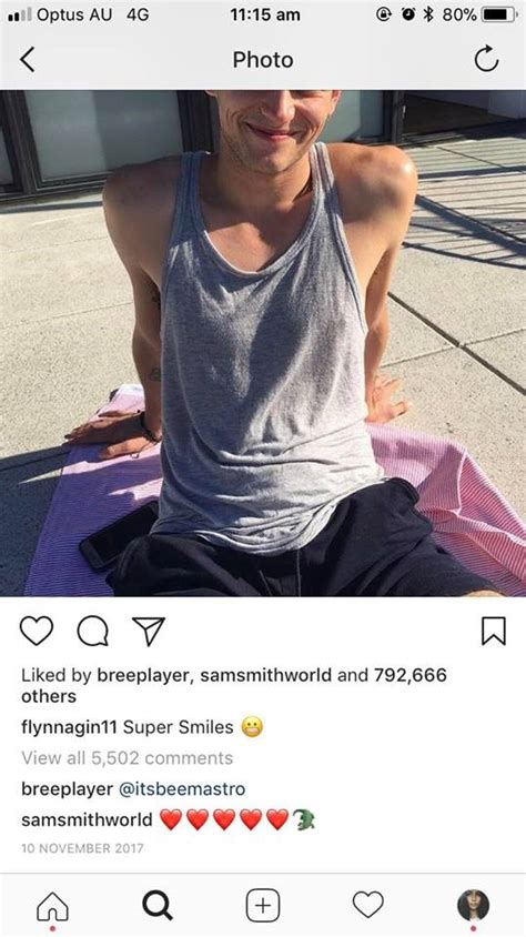 Sam Smith And Brandon Flynns Instagram Comments Girlfriend