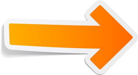 Download Arrow Orange Right Cool Arrow Png Full Size Png Image Pngkit