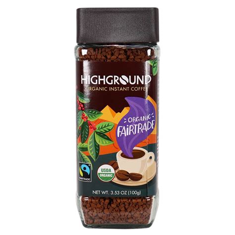 Highground Organic Instant Coffee At Natura Market