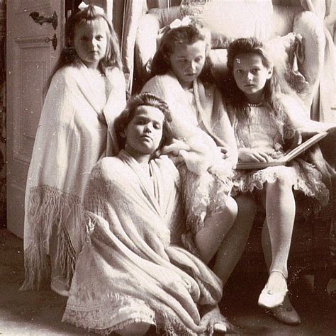 Rare Photo Of Anastasia Maria Olga And Tatiana C 1907 Photo