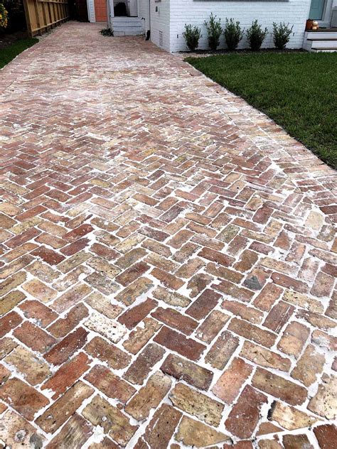 This is perfectly normal and a characteristic. How to Clean Brick Pavers (And My Love/Hate Relationship ...