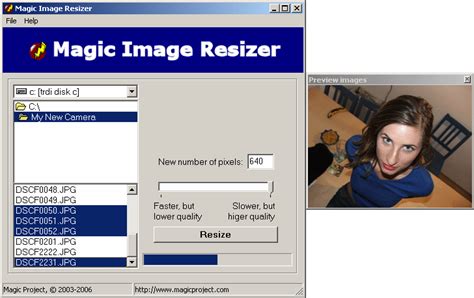 Filegets Magic Image Resizer Screenshot Magic Image Resizer Is Used