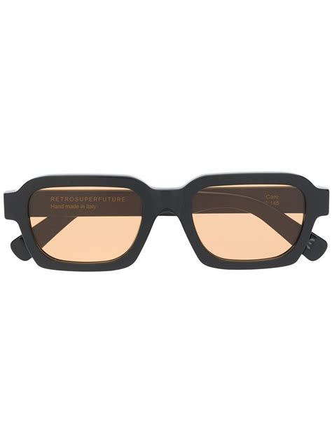 retrosuperfuture rectangular frame sunglasses farfetch