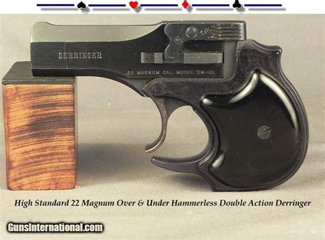 High Standard 22 Magnum Derringer Model Dm 101 Over And Under Hammerless