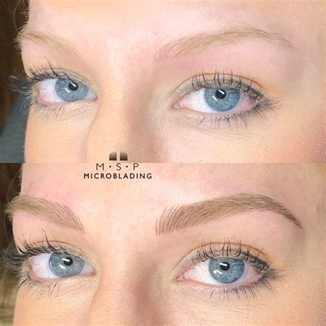 Msp Microblading On Instagram She Had A Nice Shape But Very Blonde