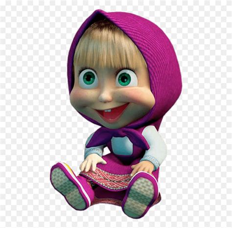 Masha Big Smile Masha And The Bear Cup Doll Toy Person Hd Png