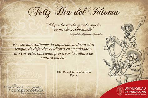 En honor a cervantes, el 23 de abril se celebra mundialmente el día del idioma español. EMPRENDIMIENTO - - - - : 23 DE ABRIL DÍA DEL IDIOMA