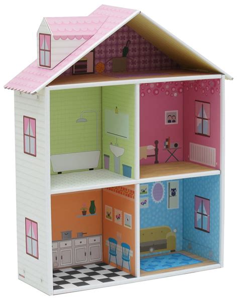 Auch hier in deutschland kann man es kaufen. Puppenhaus aus Pappe > selbst basteln | Karton-puppenhaus ...