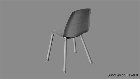 Ikea Leifarne Wooden Chair 3d Model Turbosquid 1485783