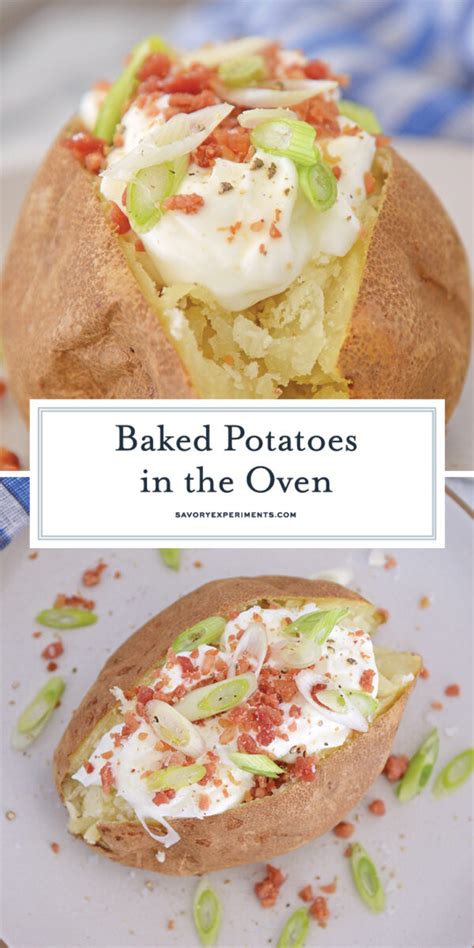Your potato will come out fully roasted with tasty, flavorful skin, a fluffy interior and crispy on the outside. Fluffy Baked Potatoes (w/ Crispy Skin) - How to Bake a ...