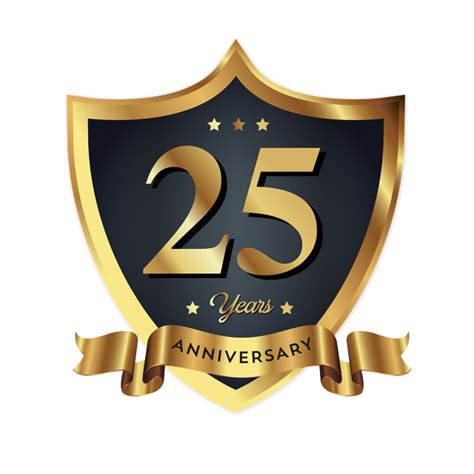 The phantom of the opera at the royal albert hall. 25th Anniversary Badge Logo Icon Free Logo Design Template ...