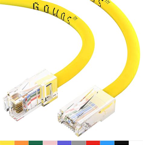 Cat6 Ethernet Cable Utp Rj45 10gbps High Speed Lan Internet Patch Cord