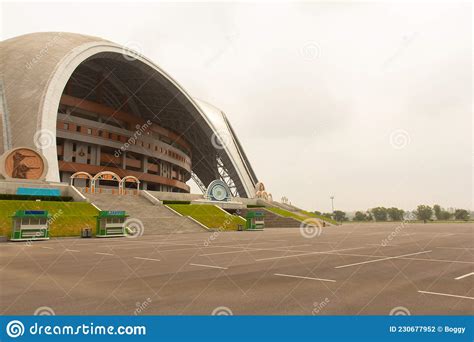 The Rungrado 1st Of May Stadium At Rungra Island In Pyongyang North