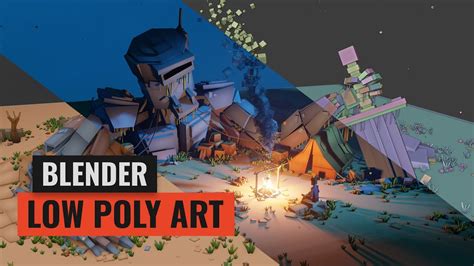Cubic Worlds Create Stunning Low Poly Animations In Blender All Parts Update