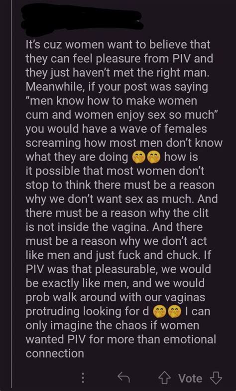 On A Thread About Girls Exploiting Mens Sex Drive To Golddig Because