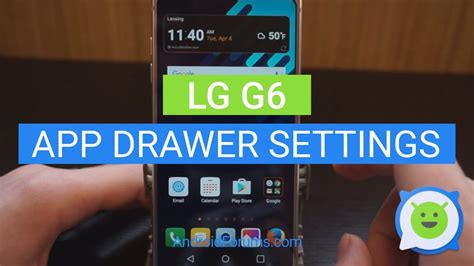 Lg G6 App Drawer Settings Youtube