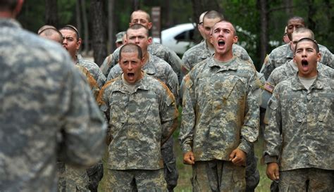 Army Recruits In Basic Training Deliver A Call Shortly After Running An