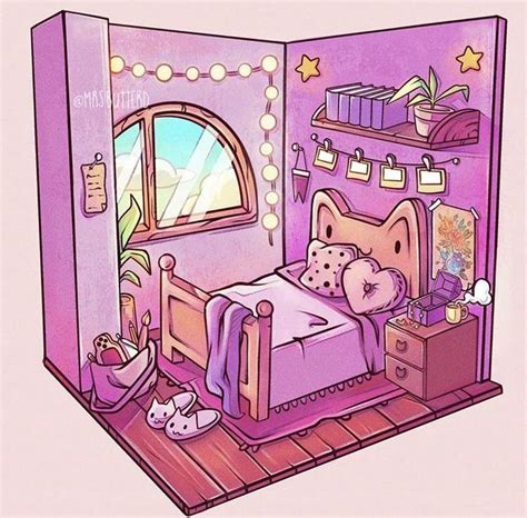 Maries Room By Mrsbutterd Room Perspective Drawing Isometric Art