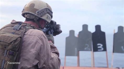 15th Meu Marines Conduct Deck Shoot Youtube