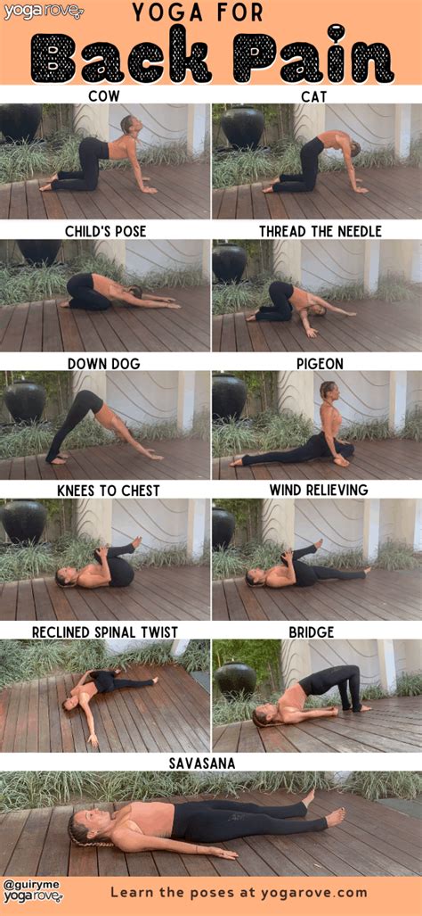 10 Minute Beginner Yoga Routine To Ease Back Pain Yoga Rove