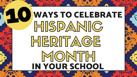 Hispanic Heritage Month School Wide Activities Ideas Announcements And Plans Youtube