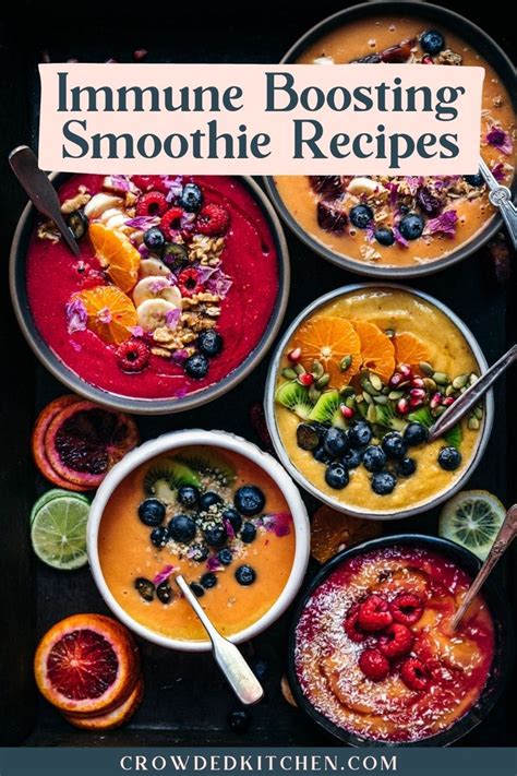 Immune Boosting Smoothies 3 Easy Recipes Crowded Kitchen Recipe Immune Boosting Smoothie