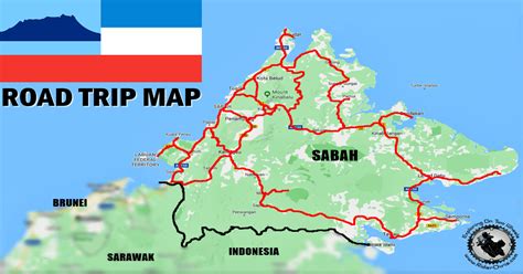 Peta Sabah Dan Sarawak