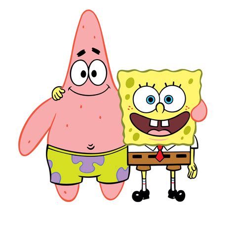 Spongebob And Patrick Render By Rafikafakhirart On Deviantart
