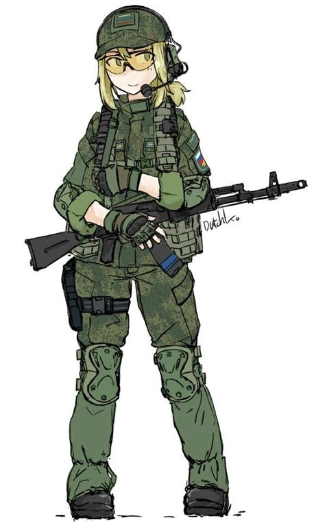 Anime Girls Anime Art Girl Anime Military Military Girl Character