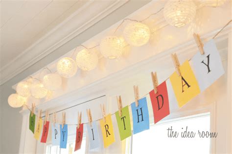 10 Fantastische Diy Happy Birthday Banner Ideas How To Make Homemade
