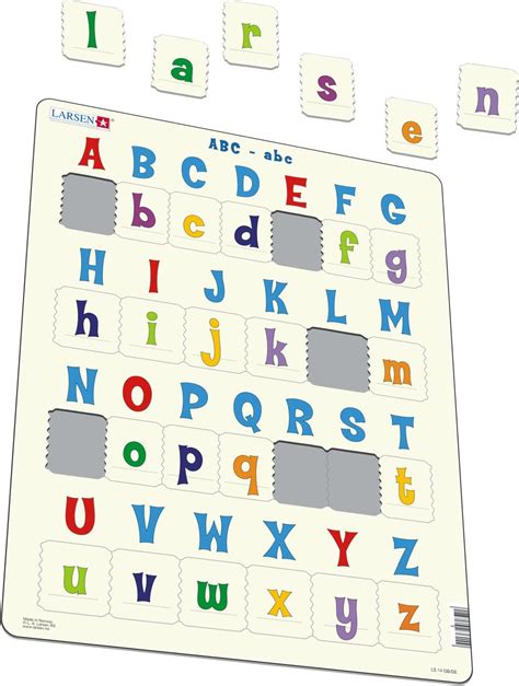 Ls1426 All The Upper And Lower Case Letter Reading Puzzles