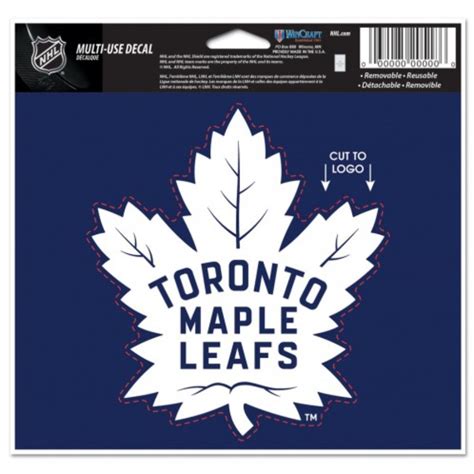 Toronto Maple Leafs 45x575 Die Cut Ultra Decal At Sticker Shoppe