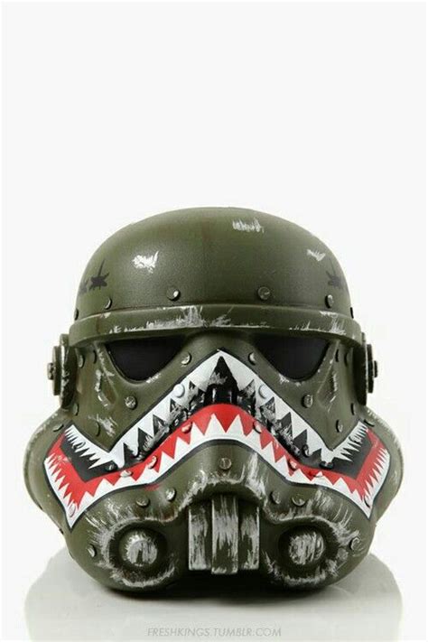 Military Storm Trooper Style Motorcycle Helmet Star Wars Helmet