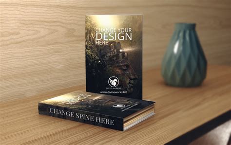 book cover mockup css author