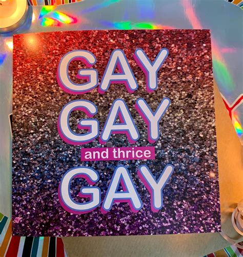 Tarjeta De Cumpleaños Grosero Divertido Gay Gay Y Etsy