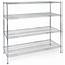 Commercial Wire Rack Shelving  4 Heavy Duty Tiers