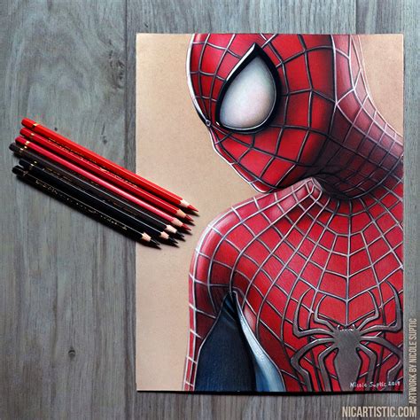 Spider-Man Pencil Drawing Spiderman randis cool drawings superhero