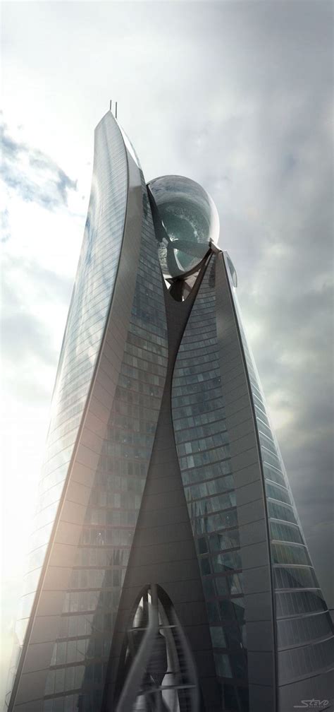 Close Up Of The 226 Storey Skyscraper On The ‘pearl Unique