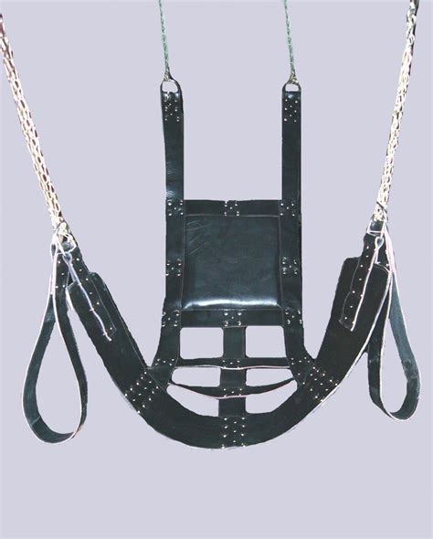 100 real cow leather adult sex sling swing