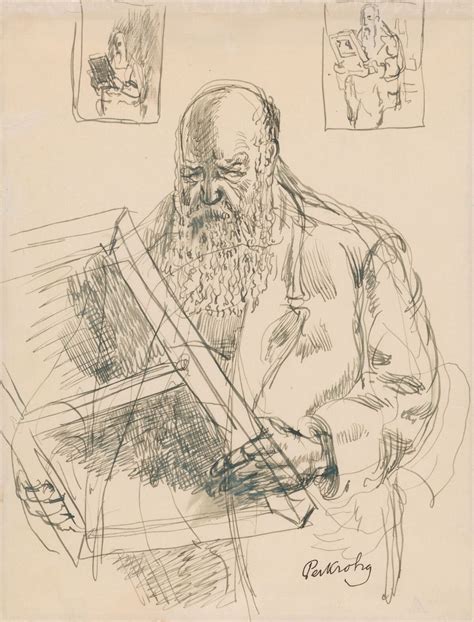 Per Krohg Christian Krohg With A Painting Nasjonalmuseet Collection
