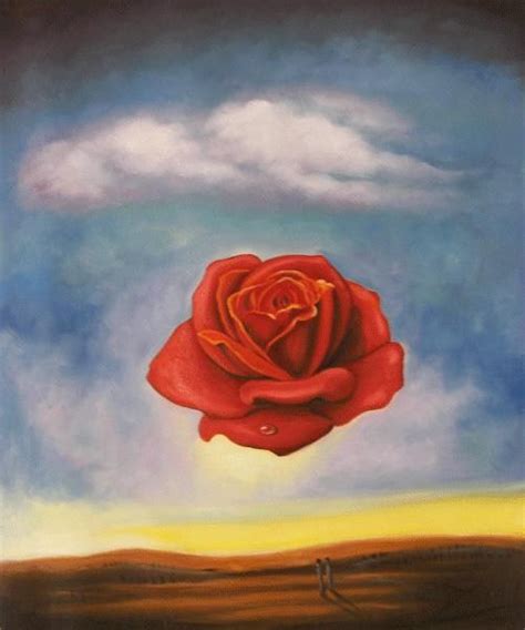 Salvador Dali The Rose Painting