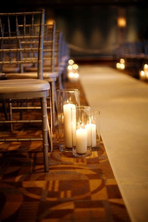 Getting ready for a hot tropical wedding? Ritz-Carlton Boston Common Wedding from Kate Rose Photography | Aisle candles, Candle aisle ...