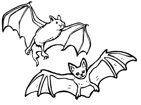 Halloween Bats Coloring Pages Coloring Home