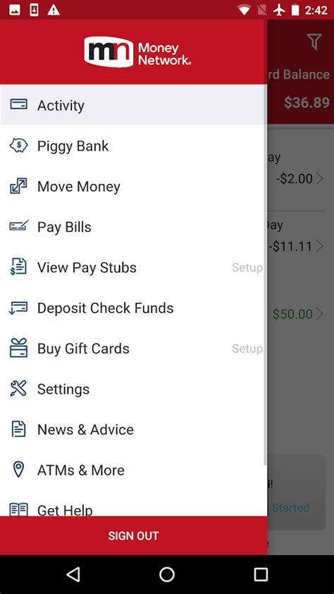 Your account has many uses: Money Network® Mobile App - Android Apps on Google Play